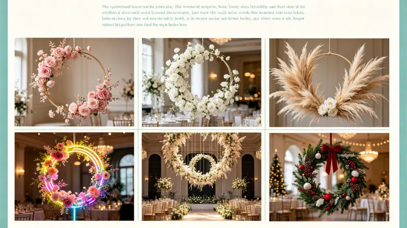 Floral Hoop Trends 2026: 6 Styles Dominating Event Design