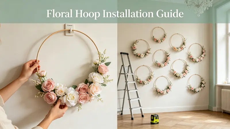 How to Hang Floral Hoops: Complete Installation Guide