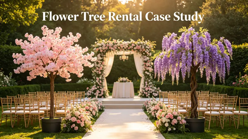 Flower Tree Rental Case Study: $1,200 to $22,400 in 2 Years