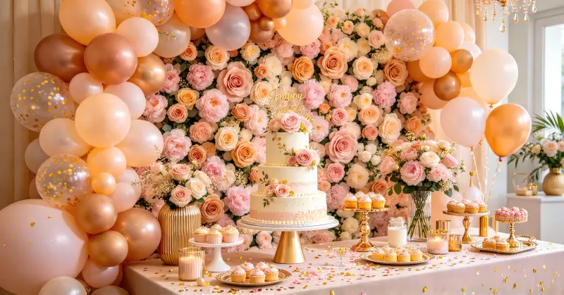 Birthday Party Floral Decor: Milestone & Theme Ideas