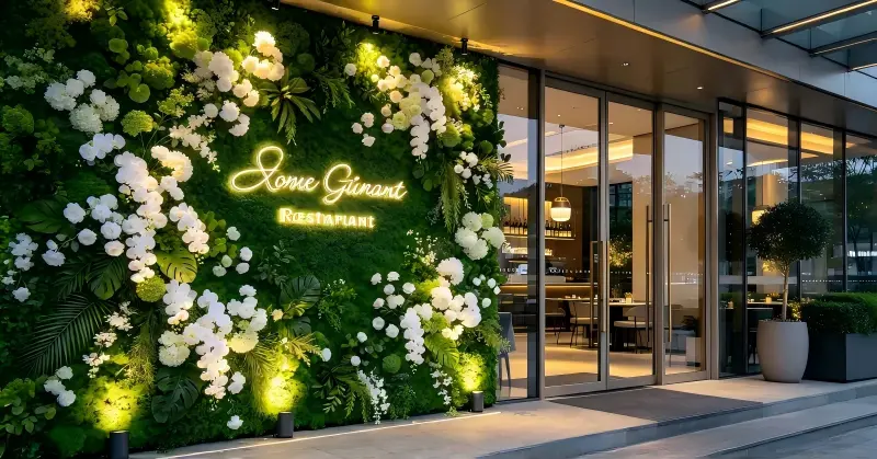 Restaurant Floral Design: Permanent Decor for Hospitality