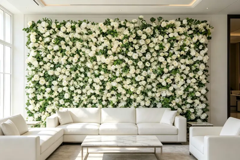 Maintenance-Free Artificial Flower Walls: How Miami Luxe Interiors Cut Costs by 70%