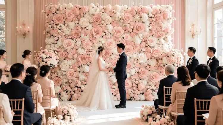 Wedding Flower Wall – Custom Sizes, Colors & Designs for Your Big Day
